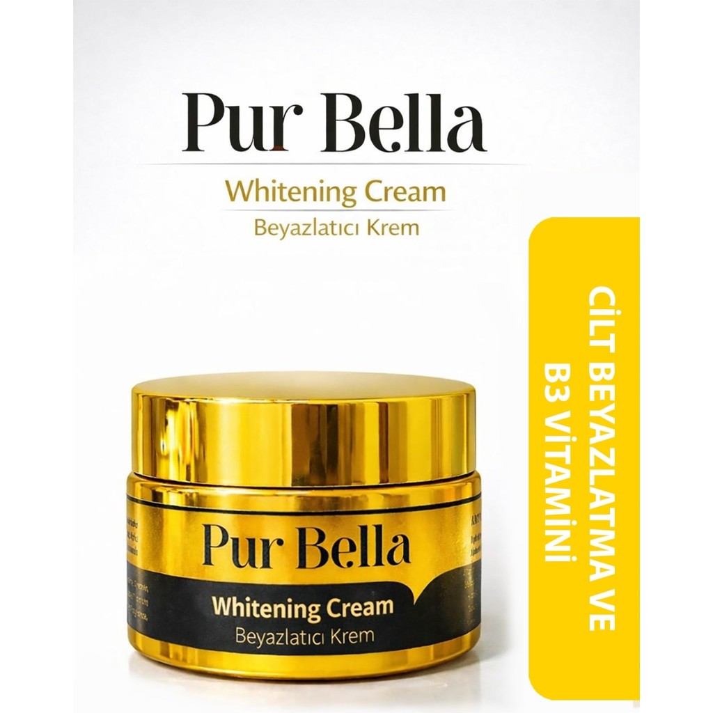 Pur Bella Whitening Cream – Leke Karşıtı Aydınlatıcı Beyazlatıcı Krem | Kojik Asit, Alpha Arbutin & B3 vitamini - 50 ml Gündüz Kremleri Fiyatı