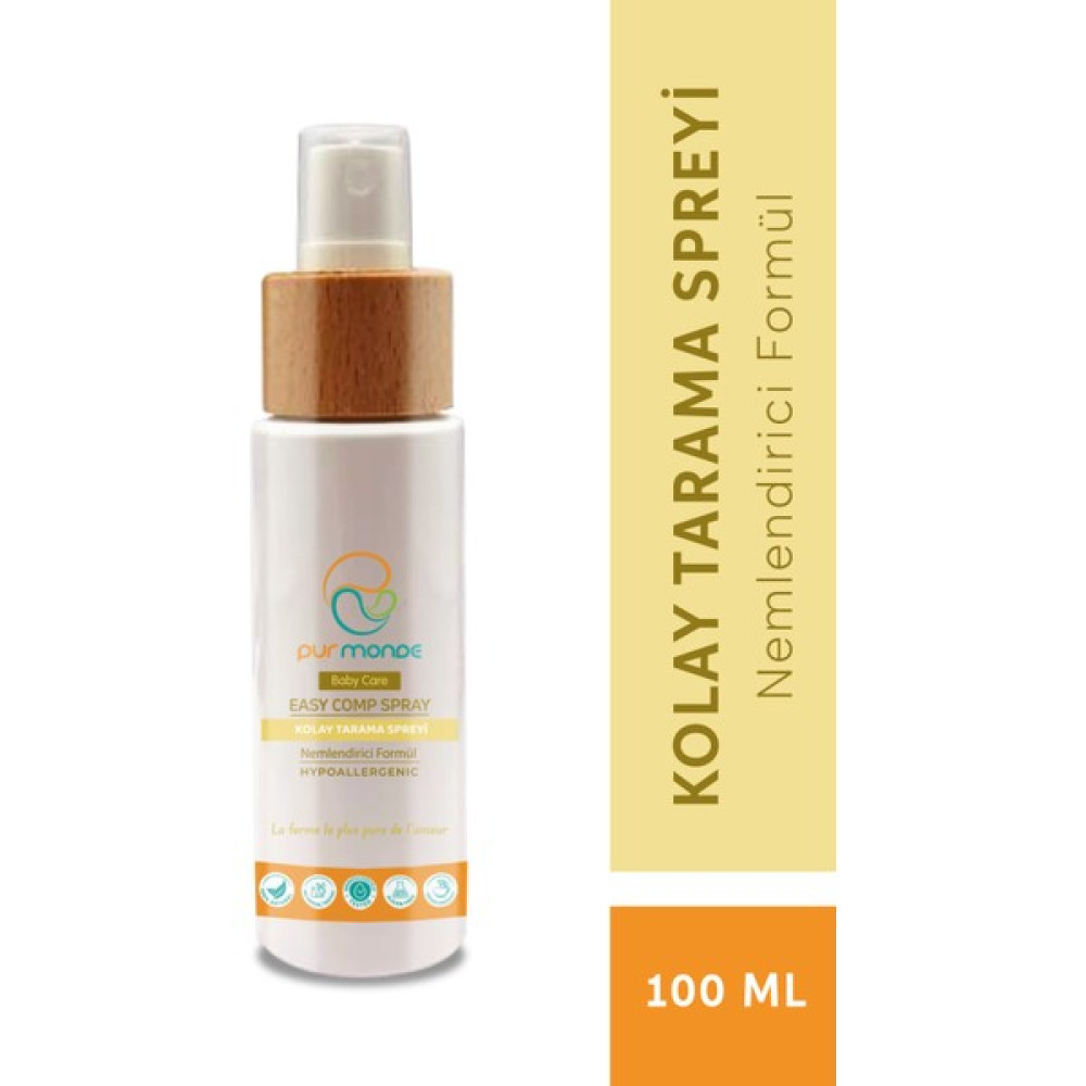 Pur Monde Doğal Kolay Tarama Spreyi 100 ml Saç Şekillendirici Sprey Fiyatı