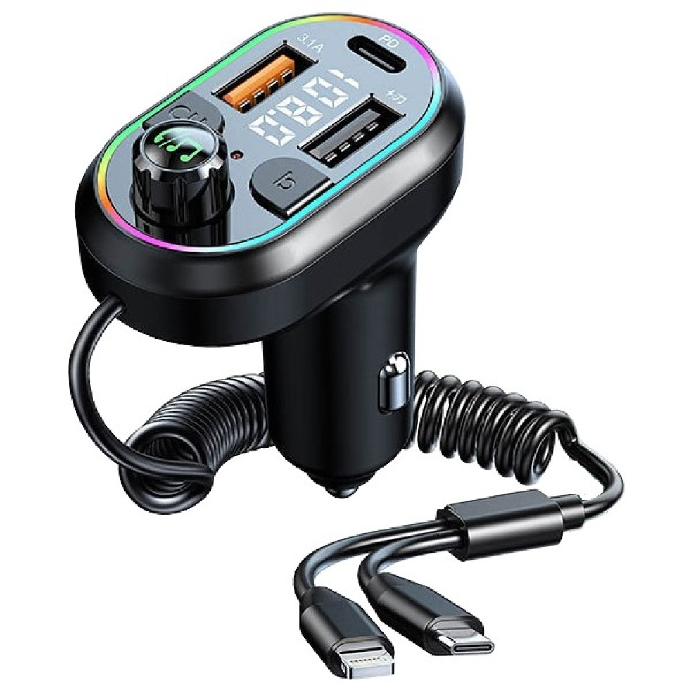 Pure Araba Mp3 Çalar Bluetooth Fm Verici Alıcı Çift USB Çok Fonksiyonlu Araba Hızlı Şarj Cihazı (Yurt Dışından) Oto Transmitterleri Fiyatı
