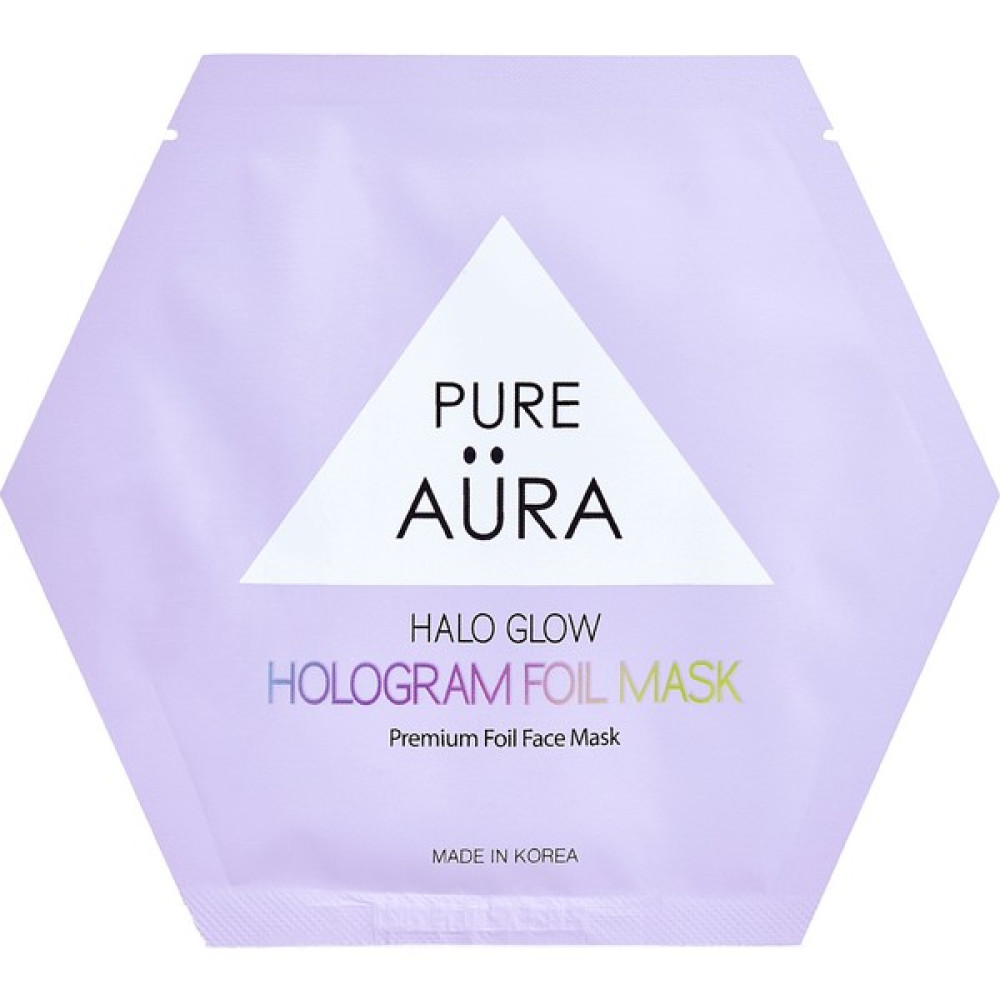 Pure Aura Halo Glow Hologram Foil Sheet Yüz Maskesi Maskeler Fiyatı