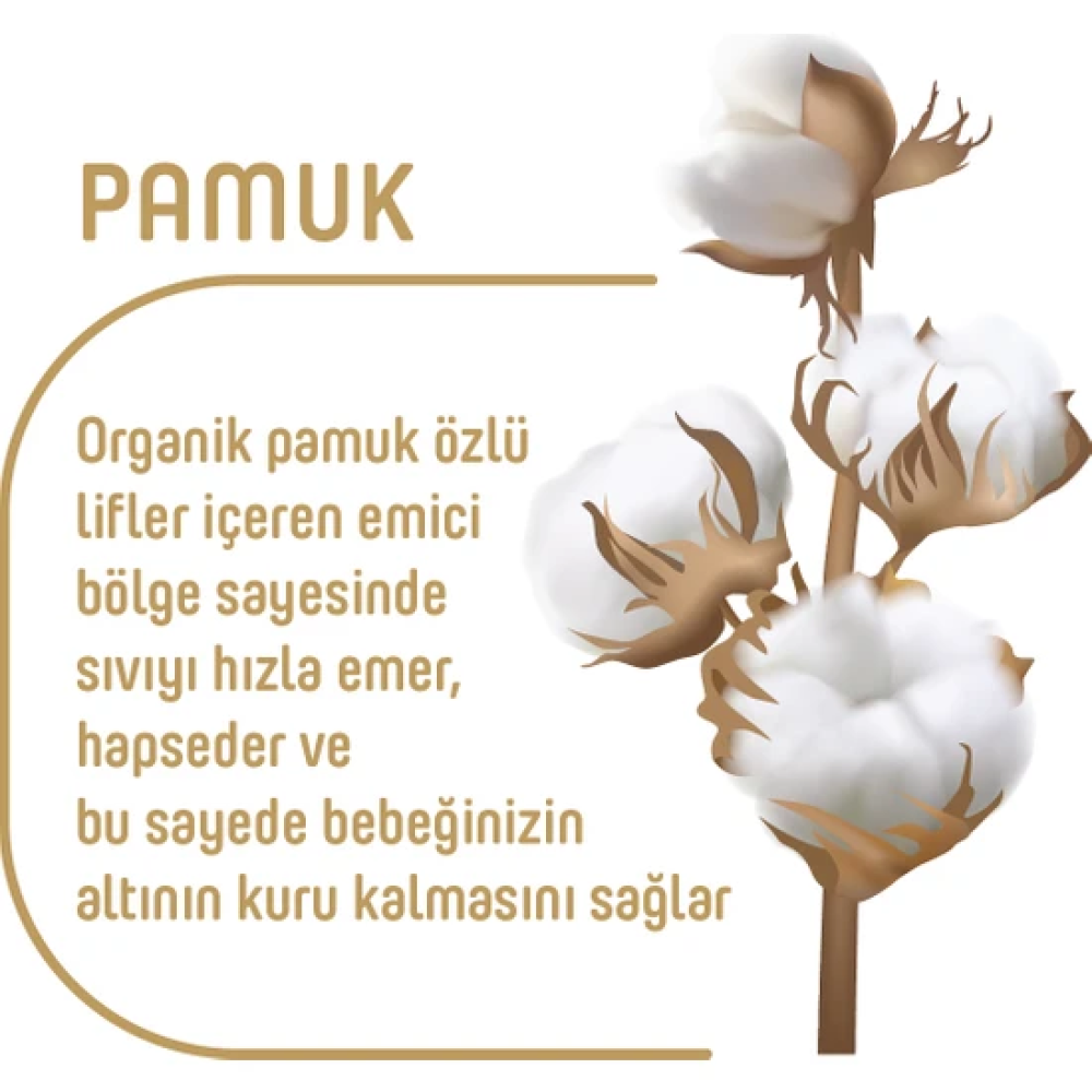 Pure Baby Bebek Bezi Pamuk Jumbo Paket Junior 20'li