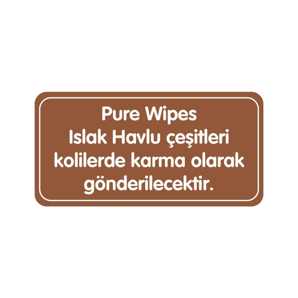 Pure Baby Islak Mendil 50'li Paket X 36'lı Karma Koli