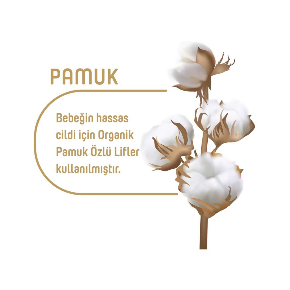 Pure Baby Islak Mendil 90'lı Pamuklu
