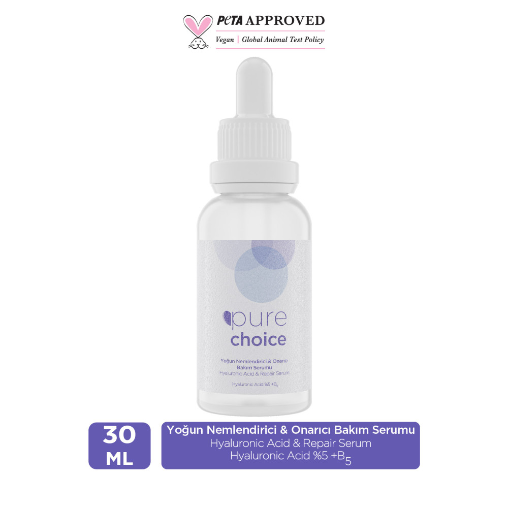 Pure Choice Yoğun Nemlendirici&onarıcı Bakım Serumu 30 Ml (hyaluronik Asit%5 + Panthenol Vitamin B5 %5) Cilt ve Yüz Bakımı Fiyatı