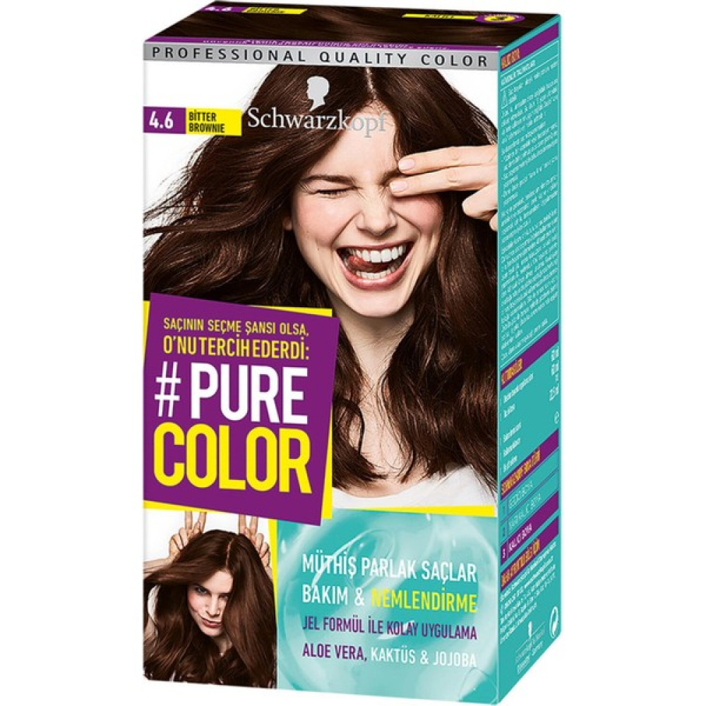 Pure Color Pure Color 4-6 Bitter Brownie Saç Boyası Saç Boyası Fiyatı