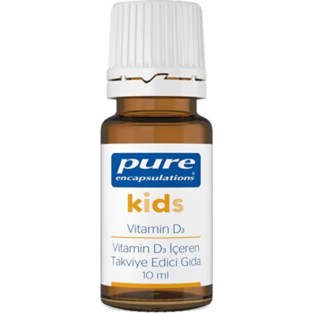 Pure Encapsulations Kids Vitamin D3 Damla 10 ml - Aromasız Diğer Fiyatı