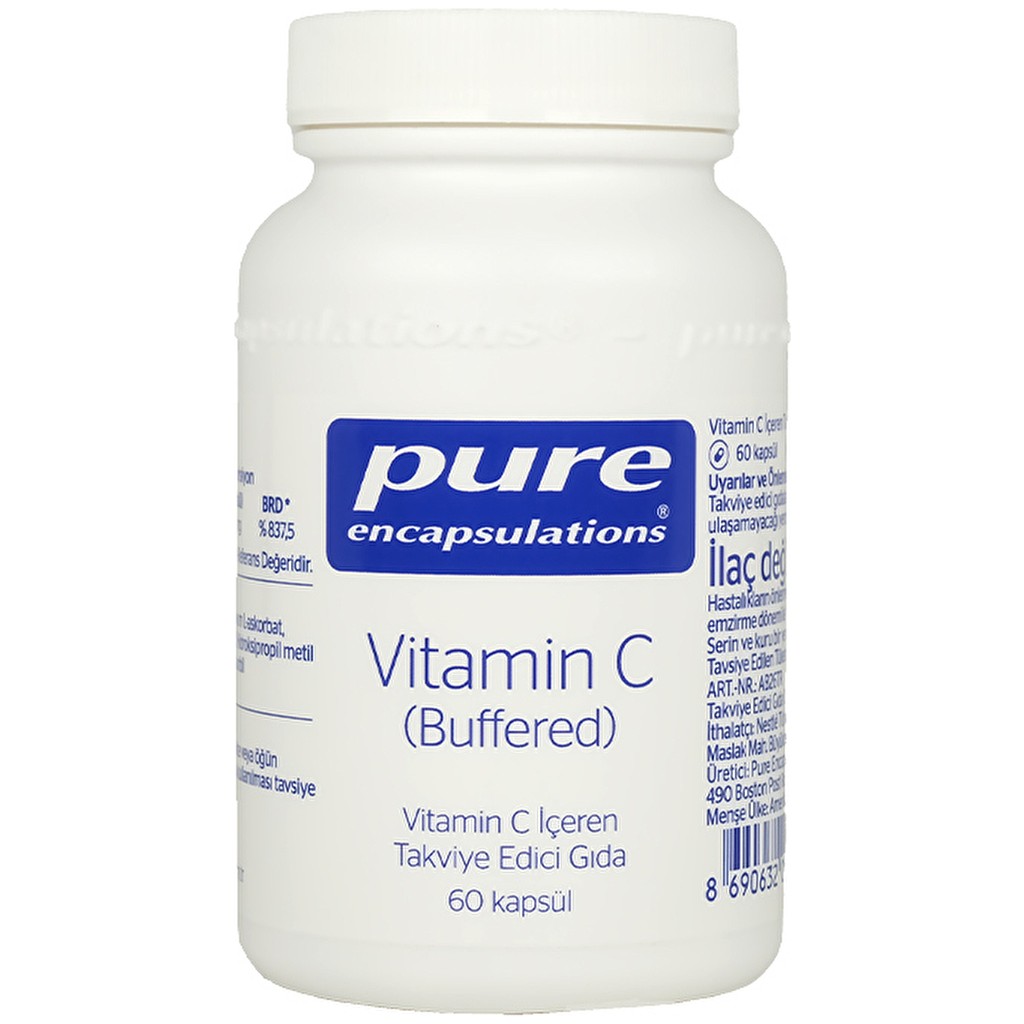 Pure Encapsulations Vitamin C Buffered 60 Kapsül Diğer Fiyatı
