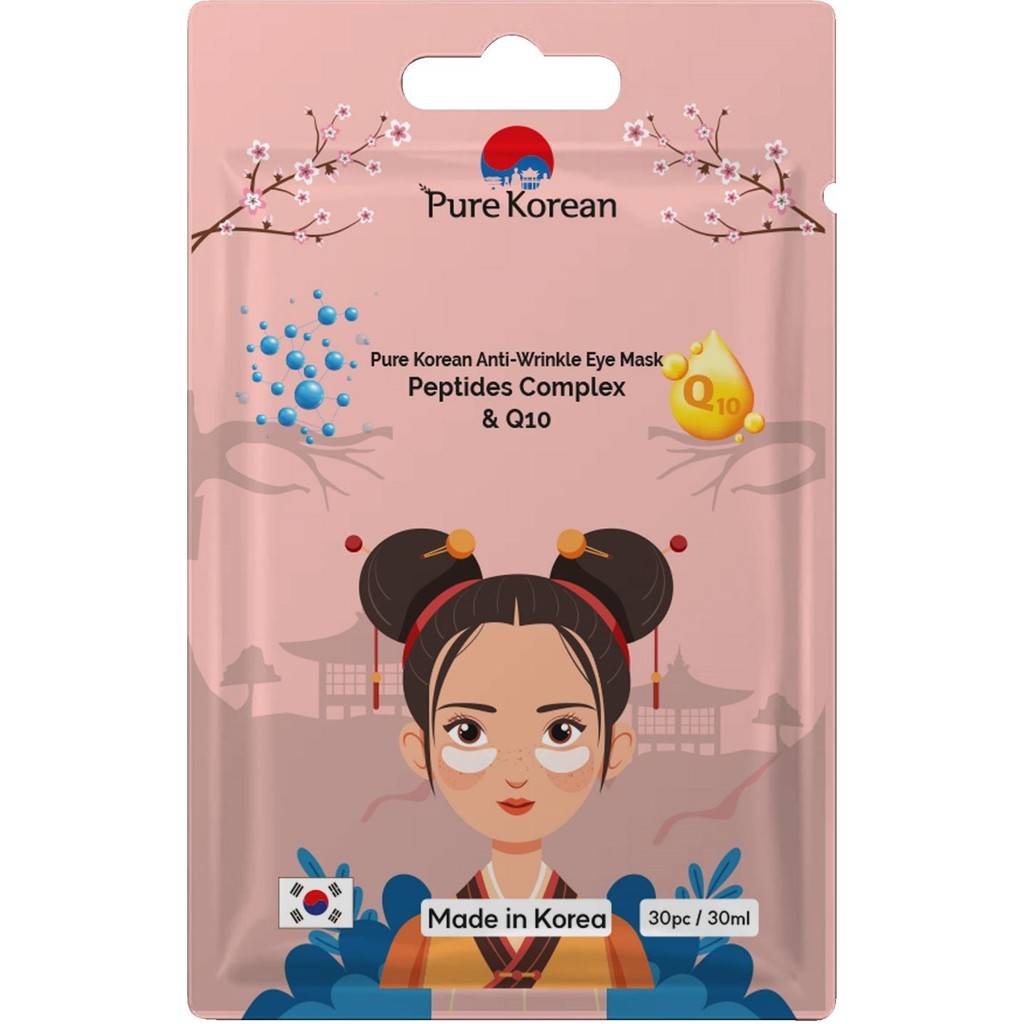 Pure Korean Anti-Wrinkle Eye Mask (Peptides Complex & Q10) Maskeler Fiyatı