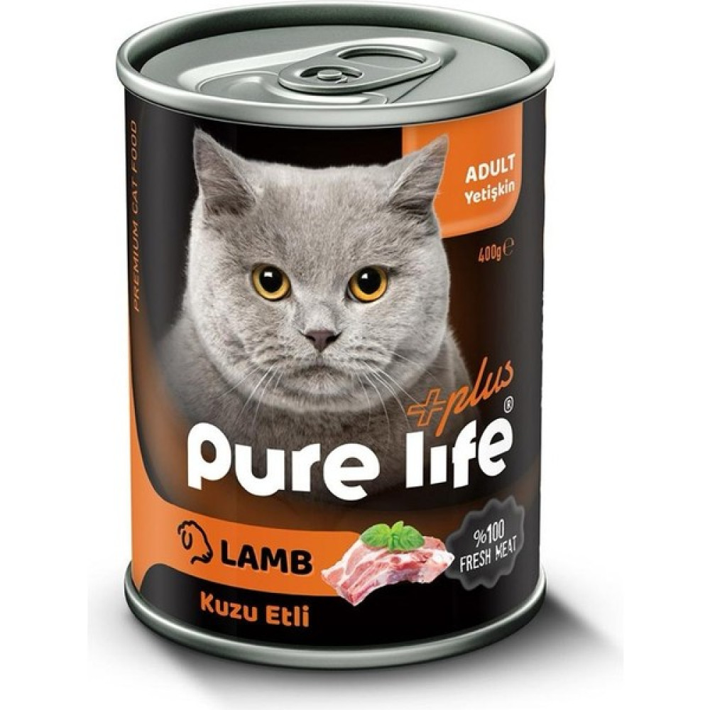Pure Life Plus Konserve Kedi Maması Kuzu&pirinç 12 * 400 gr Evcil Hayvan Ürünleri Fiyatı