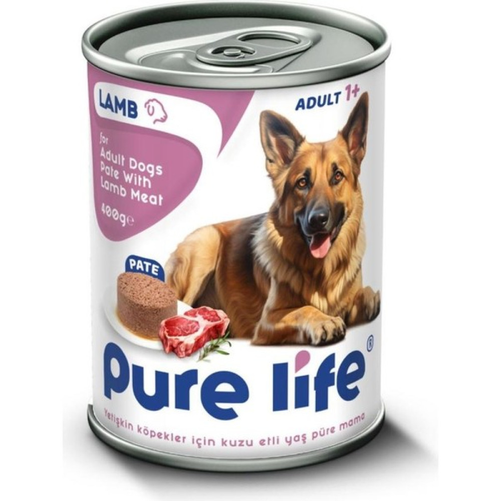 Pure Lıfe Yetişkin Köpek Kuzu Etli Yaş Püre Mama 400 gr x 20 Adet Evcil Hayvan Ürünleri Fiyatı