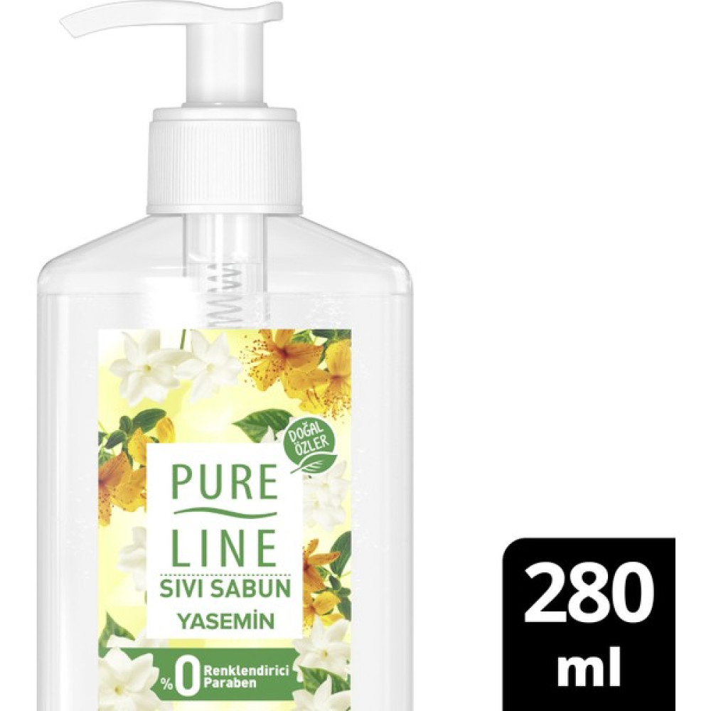 Pure Line Doğal Özler Sıvı Sabun Yasemin 280 ml Sabunlar Fiyatı