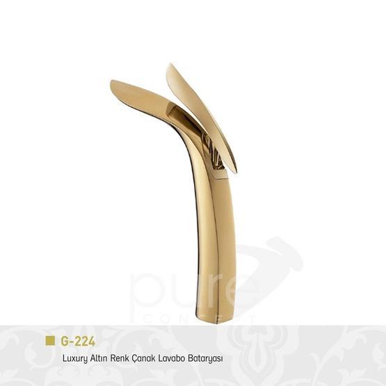 Pure Luxury Gold Çanak Lavabo Armatürü Lavabo Fiyatı