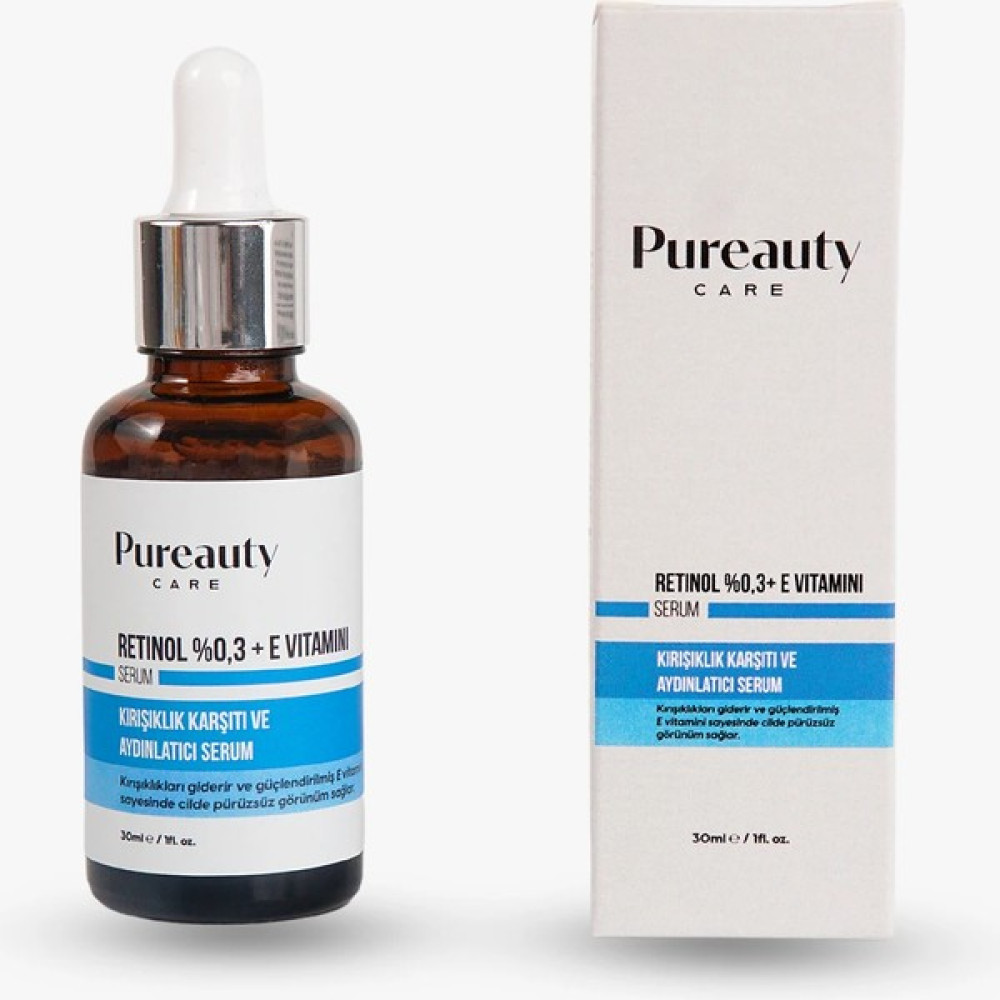 Pureauty Care Süper Konsantre Retinol %0,3 + E Vitamini Gece Serumu Anti-Aging / Yaşlanma Karşıtı Fiyatı