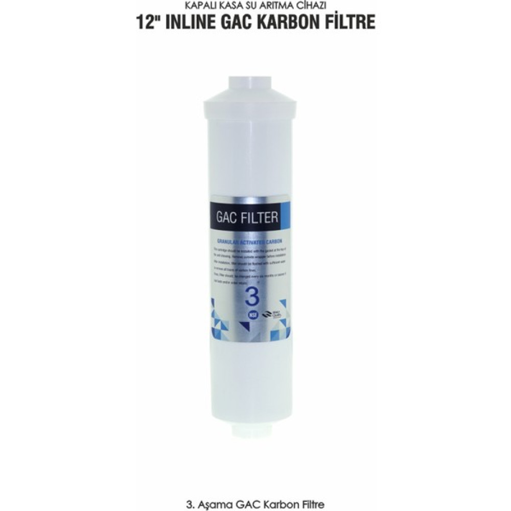 Puredrop 12'' Inlıne Blok Karbon Filtre Bahçe Makinesi Aksesuar & Yedek Parça Fiyatı