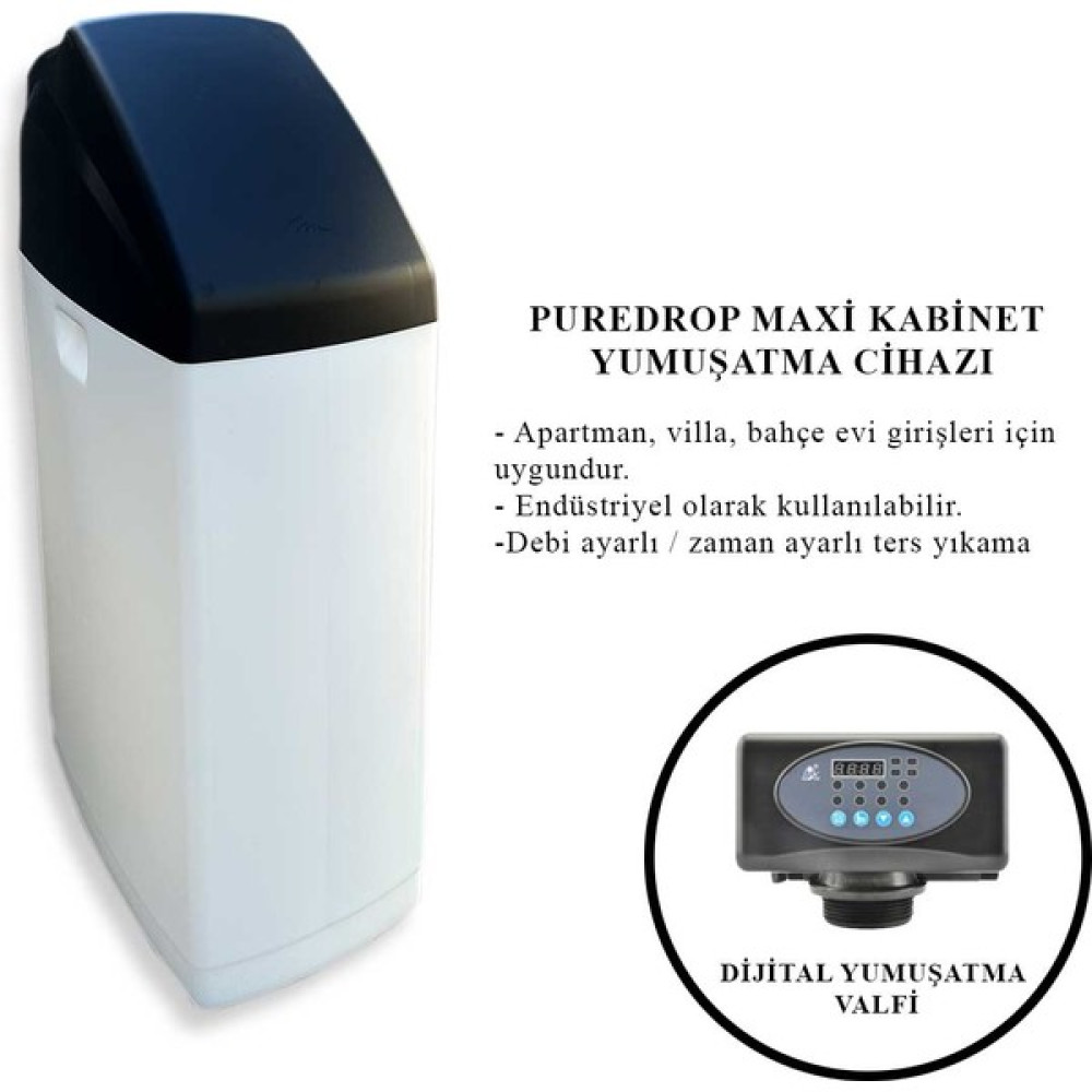 Puredrop Maxi Kabinet Otomatik Su Yumuşatma Cihazı Bahçe Makinesi Fiyatı