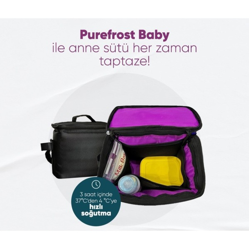 Purefrost Anne Sütü Biberon Saklama Soğutucu Termos Mama Çantası Bebek Bakım Çantası Fiyatı