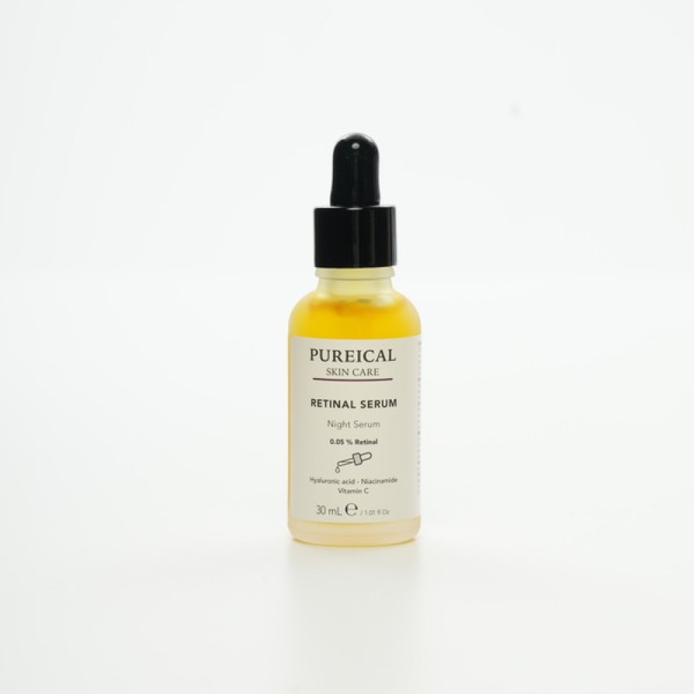 Pureical Retinal Serum, Hyaluron, Niacinamide, Ethyl Ascorbic Acid, %0,05 Retinal Gece Serumu 30 ml Anti-Aging / Yaşlanma Karşıtı Fiyatı