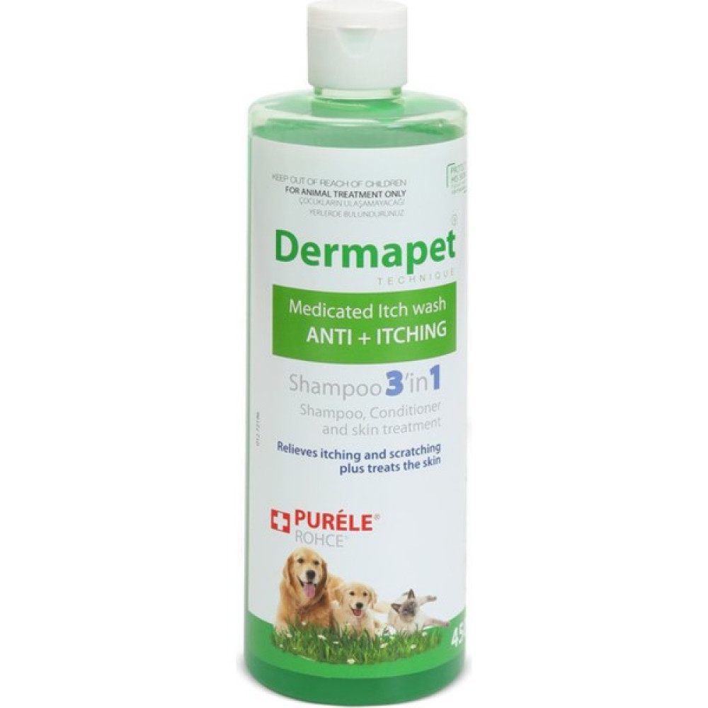 Purele Dermapet Dermotolojik Etkili Kedi ve Köpek Kremli Bakım Şampuanı 450 ml Evcil Hayvan Ürünleri Fiyatı