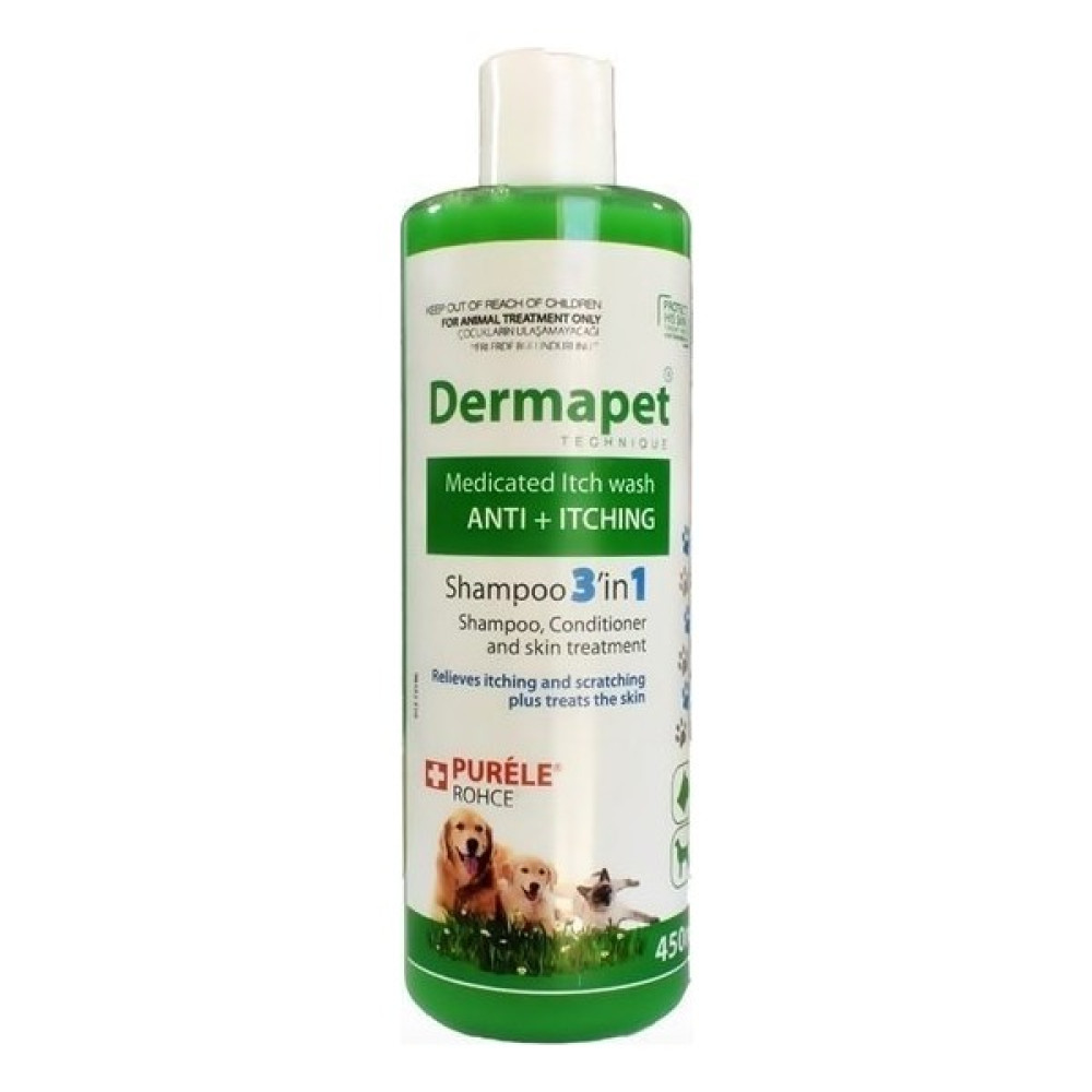 Purele Dermapet Kedi Köpek Şampuanı 3İnPlus 450 Ml Evcil Hayvan Ürünleri Fiyatı