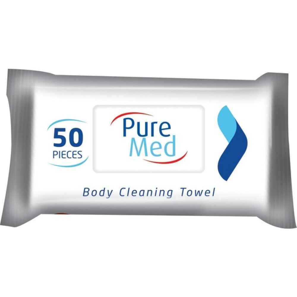 Puremed Vücut Temizleme Mendili 50' li Hasta Bezleri ve Temizliği Fiyatı