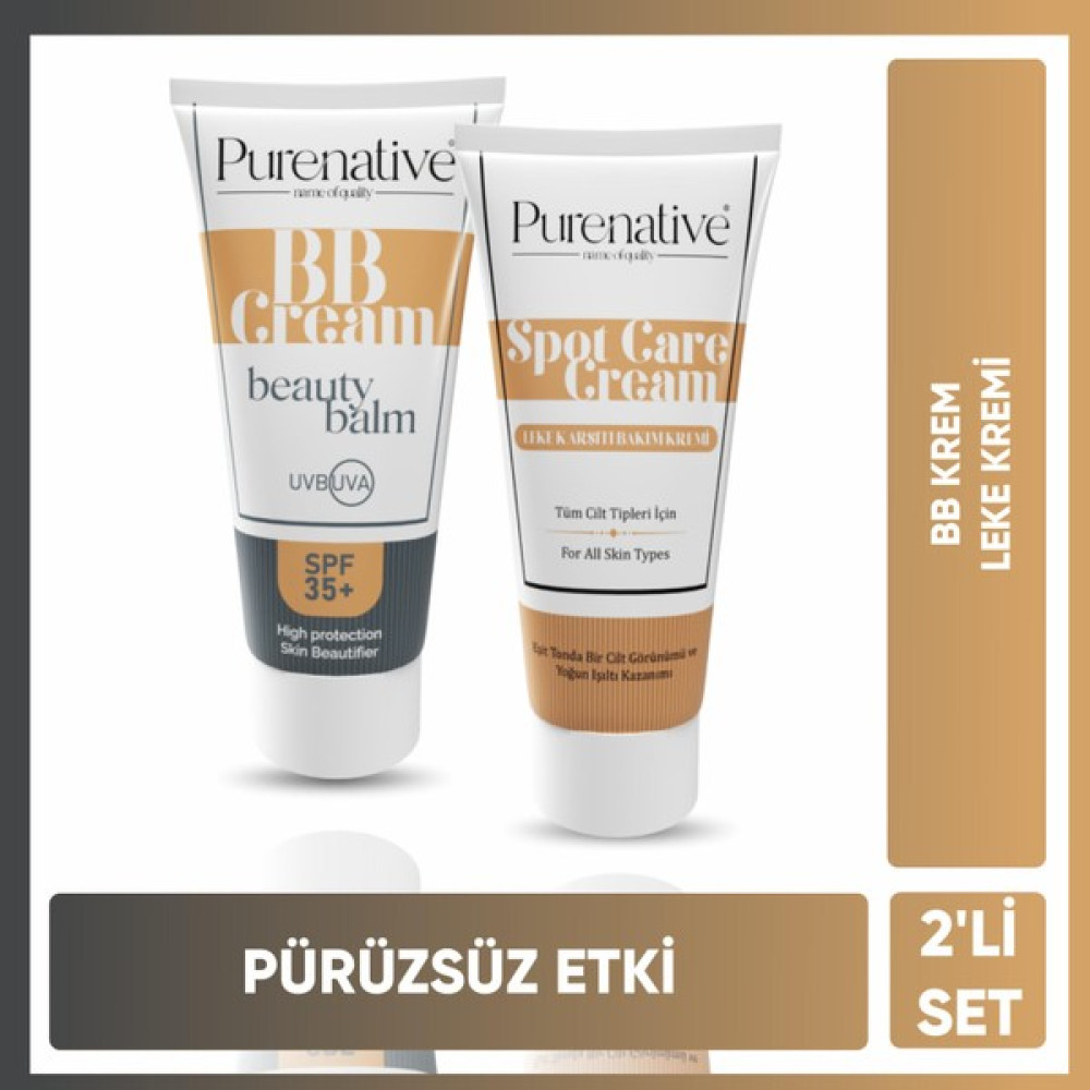 Purenative 2 Li Bb Cream Spot Care Pürüzsüz Etki Seti - SET Oto Boyaları Fiyatı