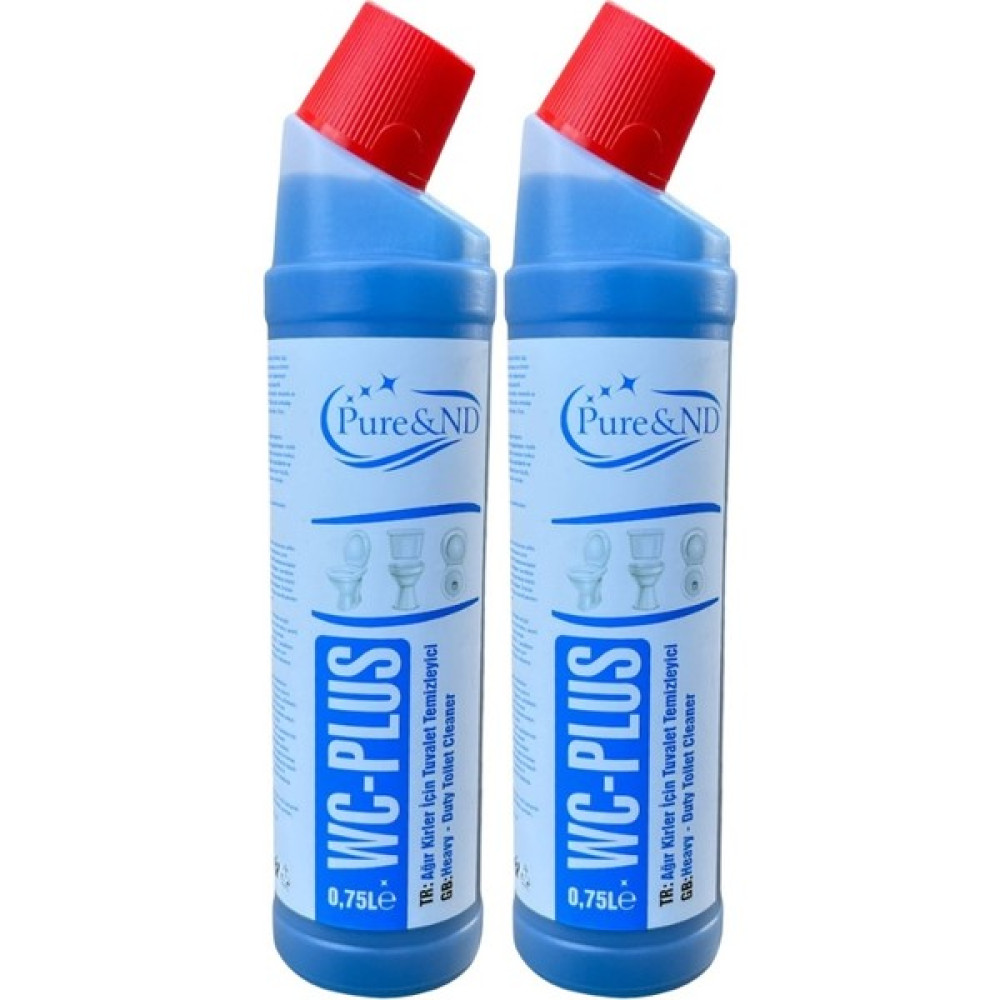 Pure&nd Wc Plus Ağır Kirler Için Tuvalet Temizleyici 2 Adet Temizlik Malzemeleri Fiyatı