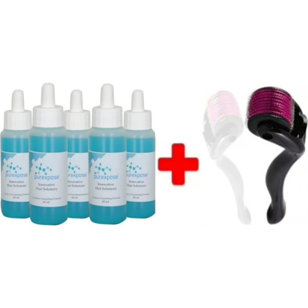 Purexpose BAY/BAYAN Saç Çıkarıcı Mavi Serum 5 Adet + Dermaroller - Açık Mavi Saç Bakım Maskeleri & Serumlar & Spreyler Fiyatı
