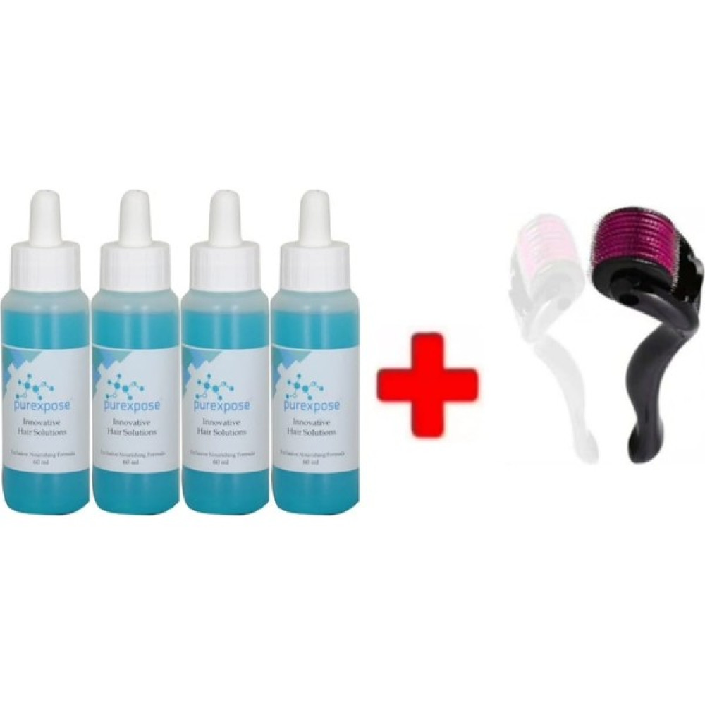 purexpose saç bakım saç çıkaran serum 4 adet 1 dermaroller Saç Bakım Maskeleri & Serumlar & Spreyler Fiyatı