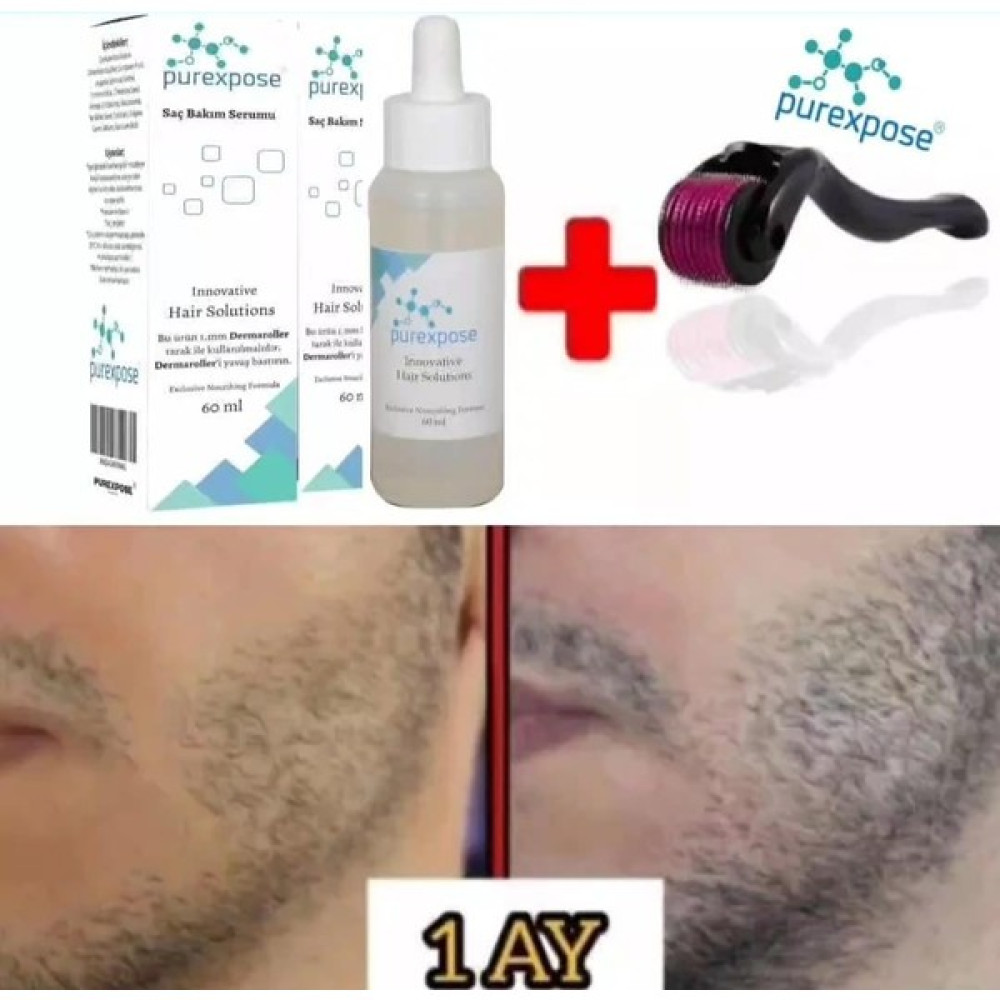 Purexpose Sakal Çıkaran Serum Yanında Demaroller Cilt ve Yüz Bakımı Fiyatı