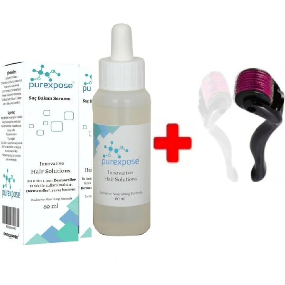 Purexpose Sakal Çıkarıcı Serum + Dermaroller Cilt ve Yüz Bakımı Fiyatı