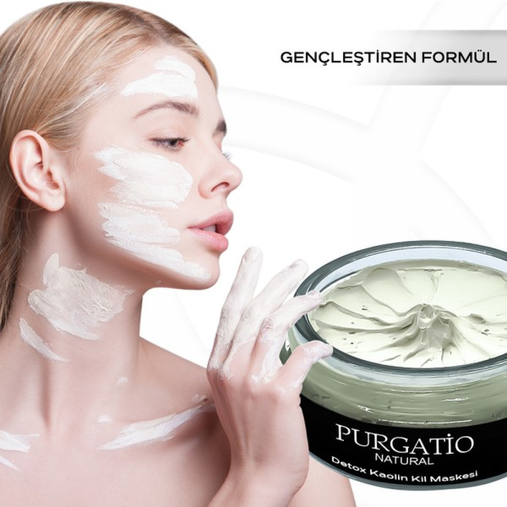Purgatio Natural Detox Kaolin Kil Maskesi - Beyaz Kil Maskeler Fiyatı