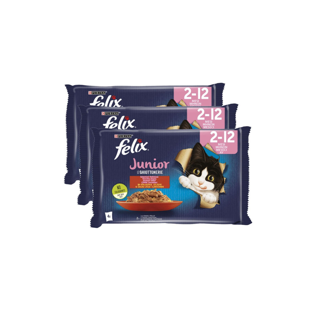 Purina Felix Felix Multipack Sığır Ve Tavuk Etli Yavru Kedi Yaş Maması 4x85gr Evcil Hayvan Ürünleri Fiyatı