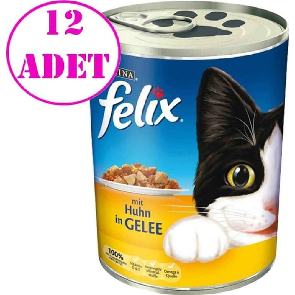 Purina Felix Tavuklu Kedi Konservesi 400 Gr 12 AD Evcil Hayvan Ürünleri Fiyatı