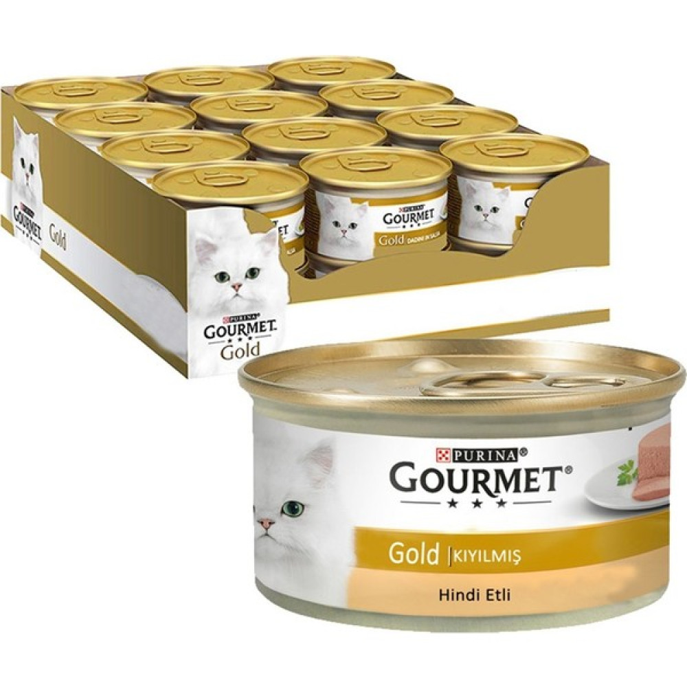 Purina Gourmet Gold Kıyılmış Hindili Yaş Kedi Maması 85GR 24'lü Evcil Hayvan Ürünleri Fiyatı