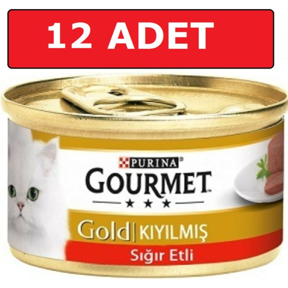 Purina Gourmet Gold Kıyılmış Sığır Etli Kedi Konservesi 85 gr 12 Adet Yaş Mama Evcil Hayvan Ürünleri Fiyatı