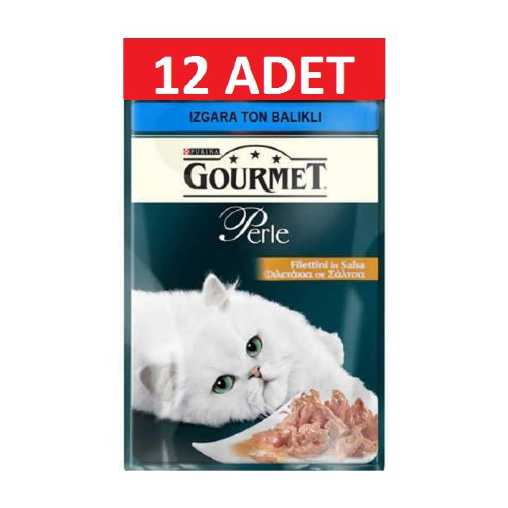 Purina Gourmet Perle Izgara Ton Balıklı Yaş Kedi Maması 85 gr x 12 Adet Pouch Evcil Hayvan Ürünleri Fiyatı