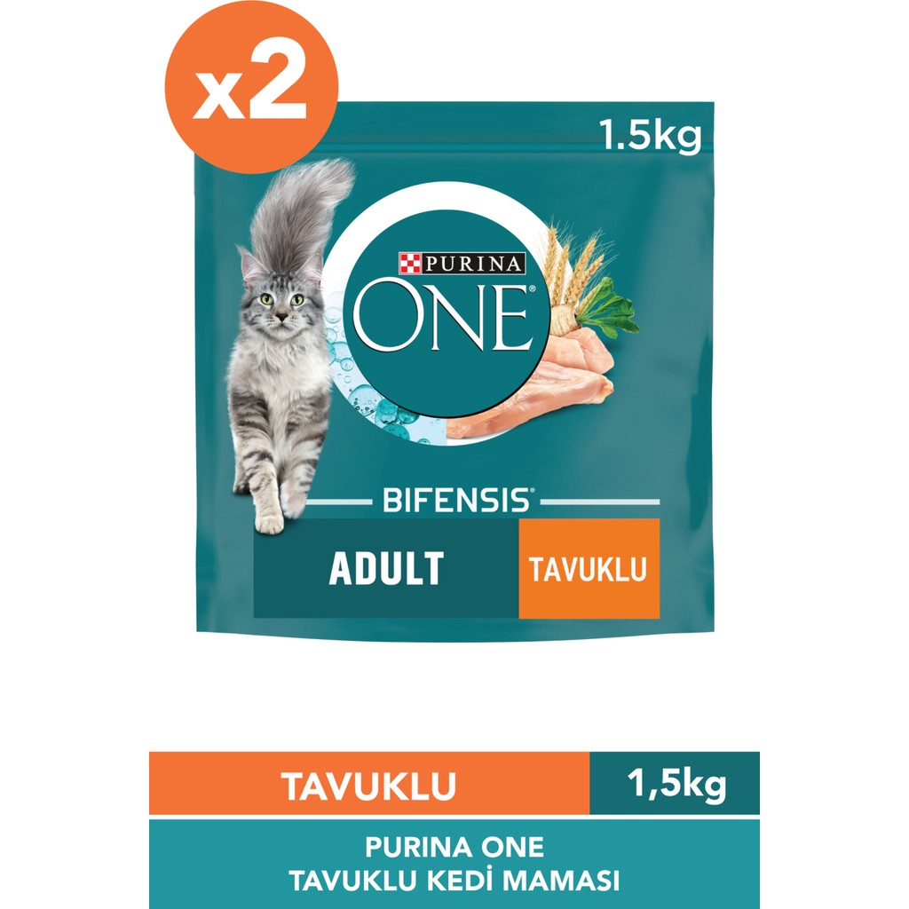 Purina One Kuru Kedi Maması Tavuklu Yetişkin Kediler 1,5 Kgx2 Evcil Hayvan Ürünleri Fiyatı