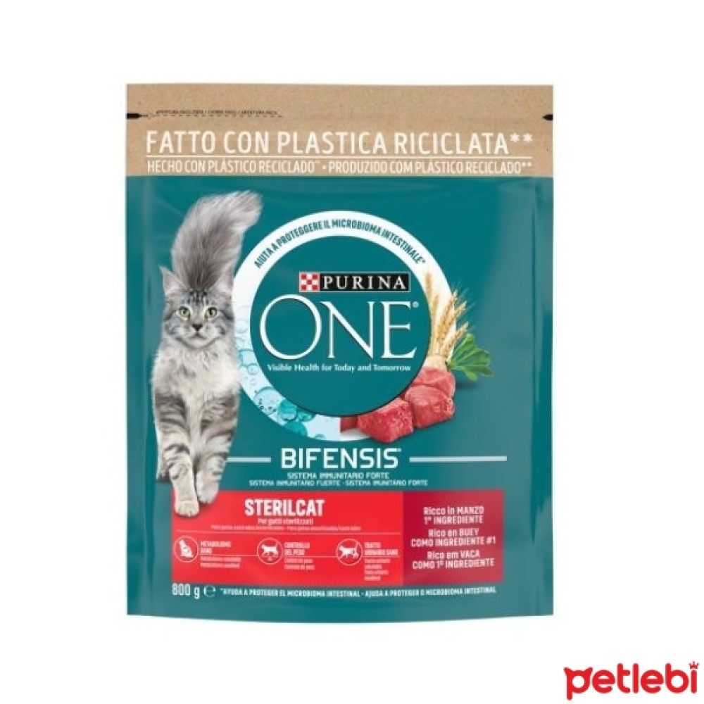 Purina One Sığır Etli Kısırlaştırılmış Kedi Maması 800gr Evcil Hayvan Ürünleri Fiyatı