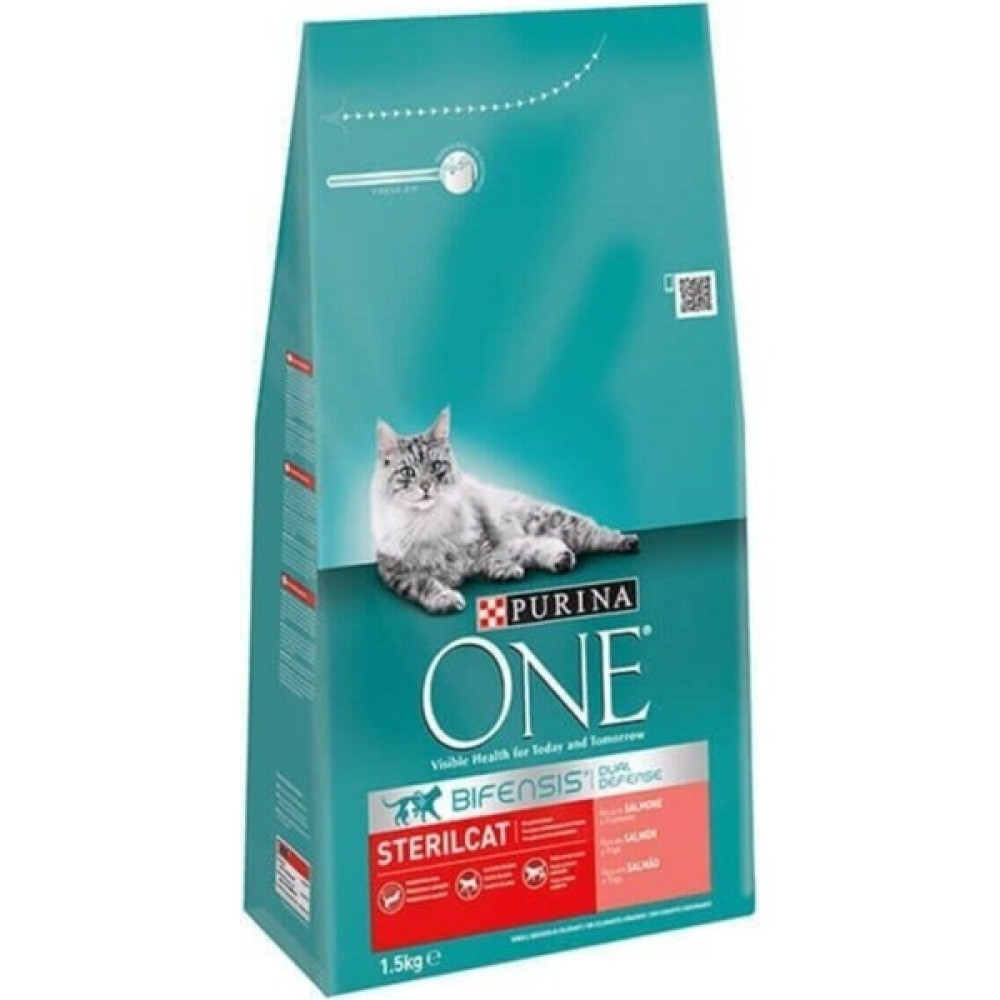 Purina One Sterilised Somonlu Kısırlaştırılmış Kedi Maması 1.5 kg Evcil Hayvan Ürünleri Fiyatı