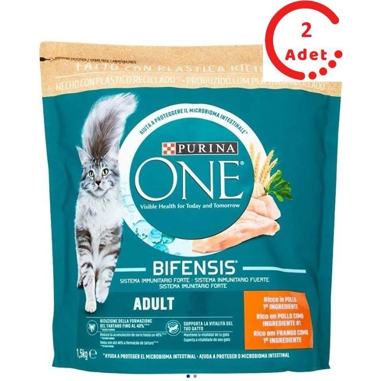 Purina One Tavuklu Yetişkin Kedi Maması 1,5 kg x 2 Adet Evcil Hayvan Ürünleri Fiyatı