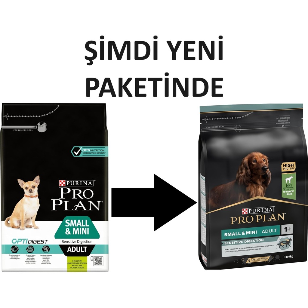 Purina ProPlan Küçük Irk Yetişkin Köpek Maması 3kg Kuzu Etli Sensitive Digestion İçerikli Evcil Hayvan Ürünleri Fiyatı