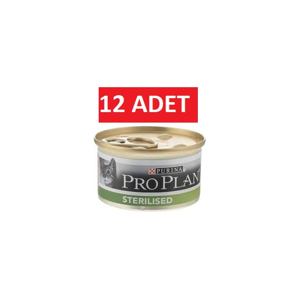 Purina Proplan Sterilised Somon Kısır Kedi Konservesi 85 gr x 12 Yaş Mama Evcil Hayvan Ürünleri Fiyatı