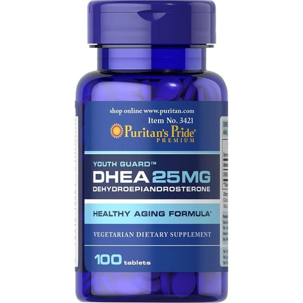 Puritan's Pride Dhea 25 Mg 100 Tablet USA Versiyonu Sağlıklı Yaşlanma Formülü İçerir Diğer Fiyatı