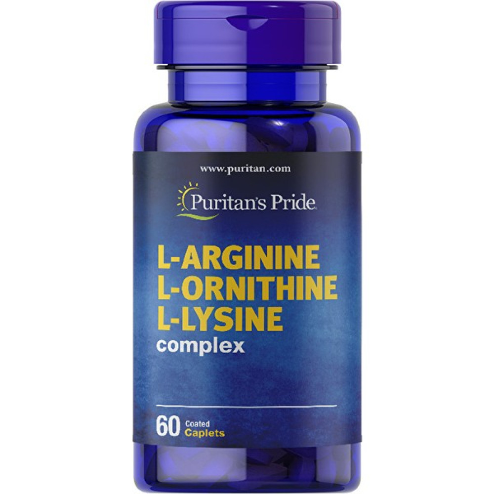 Puritan's Pride L-Arginine L-Ornithine L-Lysine Complex 60 Tablet Amino Asit Fiyatı