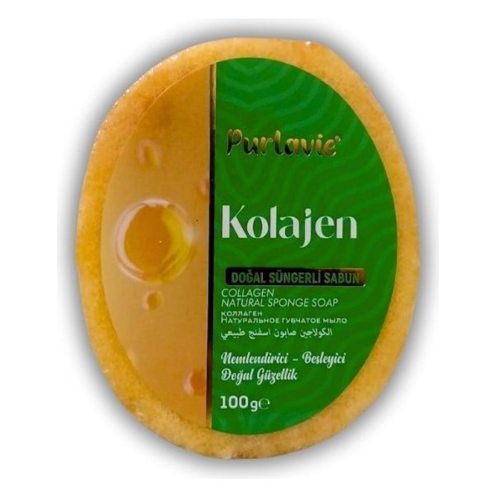 Purlavie Kolajen Sabunu Süngerli 100 gr Sabunlar Fiyatı