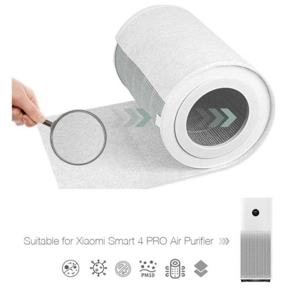 Purmed 10 Adet Xiaomi Air Purifier 4 Pro Uyumlu Toz Tutucu Ön Filtre - Beyaz Isıtma & Soğutma Fiyatı