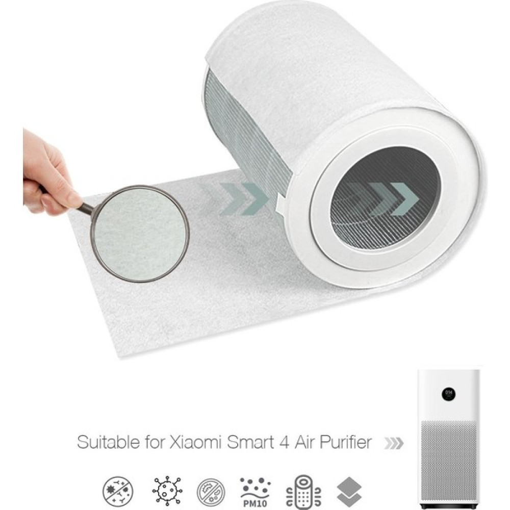 Purmed 10 Adet Xiaomi Air Purifier 4 Uyumlu Toz Tutucu Ön Filtre - Beyaz Isıtma & Soğutma Fiyatı