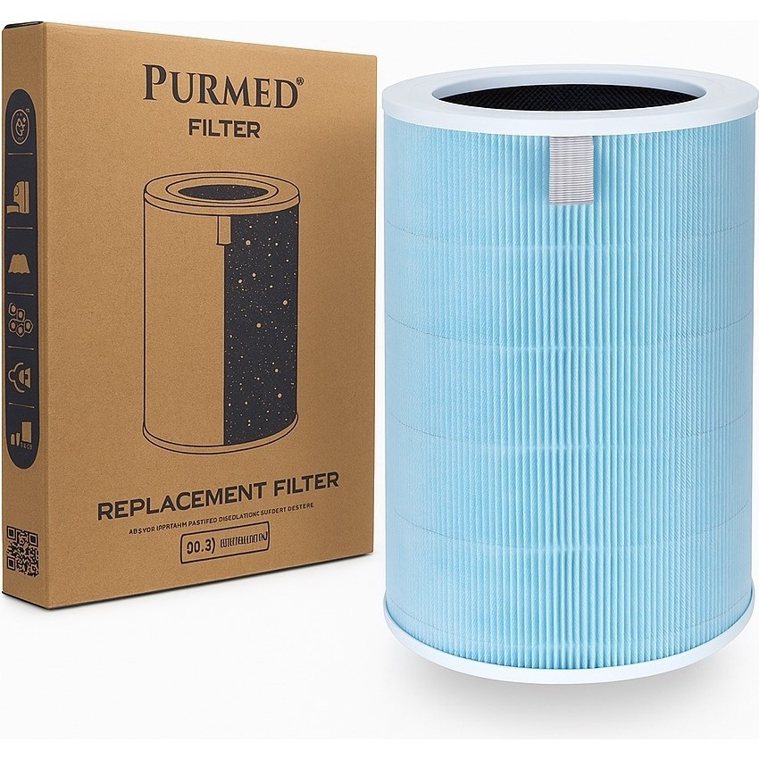 Purmed Xiaomi Pro H Hava Temizleyici Uyumlu Pro H Filtre Mavi Full Hepa High Efficiency Rfid Cep Telefonu Fiyatı