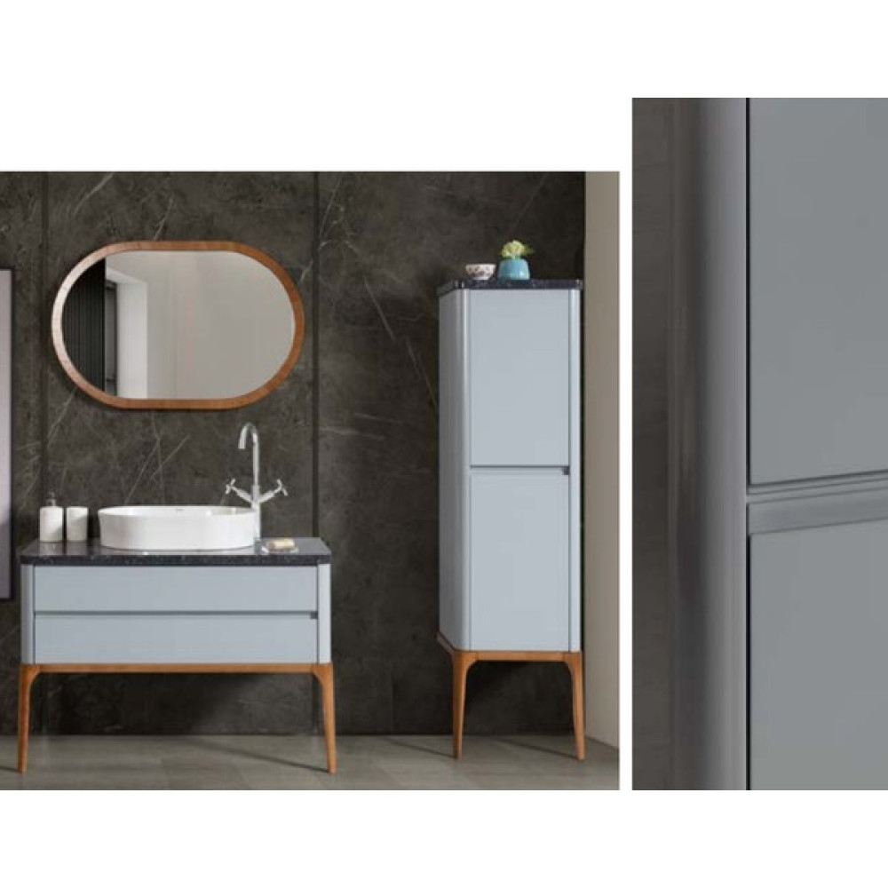 Purobello Banyo Dolabı Seti - Açık Mavi Banyo Dolabı / Mobilyası Fiyatı
