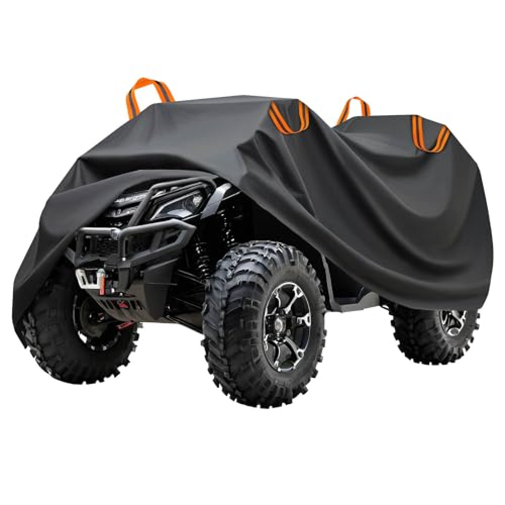 Puroma ATV Cover, XL 82.7'' Waterproof Outdoor Heavy Duty 4 Wheeler Cover Quad Cover All Season UV Protection for Polaris, Sportsman, Yamaha, Suzuki, Honda, Kawasaki